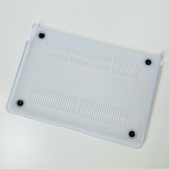 MacBook Air 13 Inch Pink & Purple Crystal Marbled Hard Case & Keyboard Protector - Picture 5 of 9